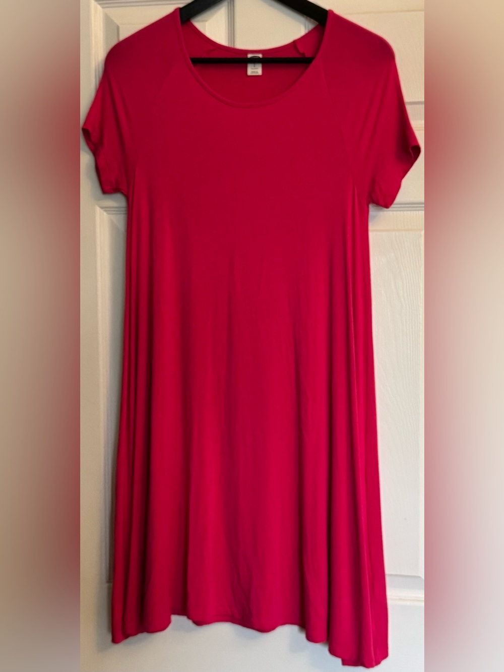 Old Navy Hot Pink Short Sleeve Swing Dress for Girls